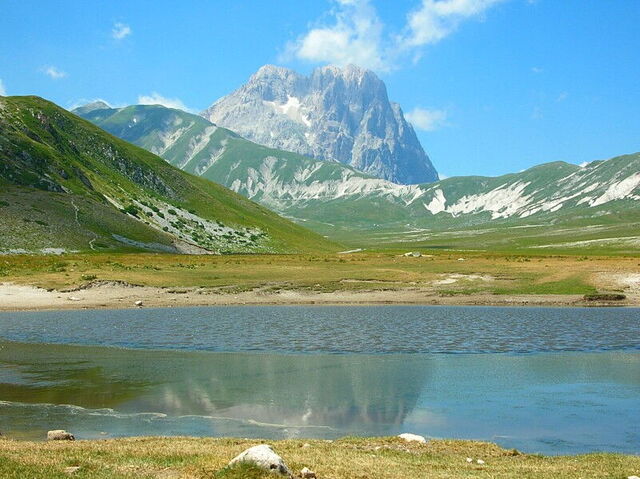 Der höchste Berg in den Apenninen