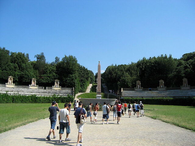 Ägyptischer Obelisk in den Boboli Gärten