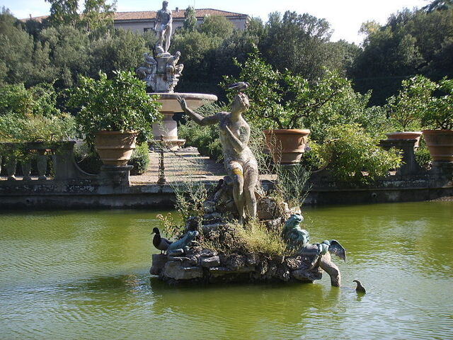 Teich in den Boboli Gärten