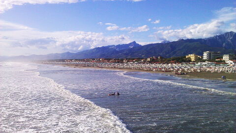Die wundervolle Küste von Versilia