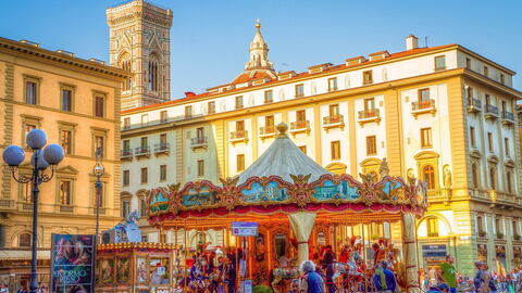 Karussell in Florenz