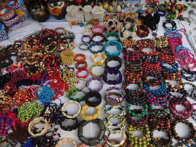 Kunsthandwerksstand in Forte dei Marmi