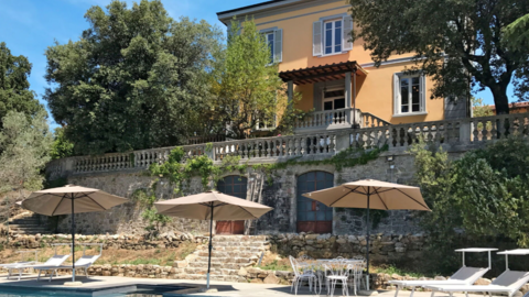Villa Belvedere, Außenbereich