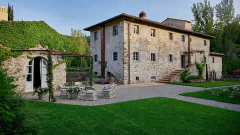 Villa Dell'abate, Außenbereich