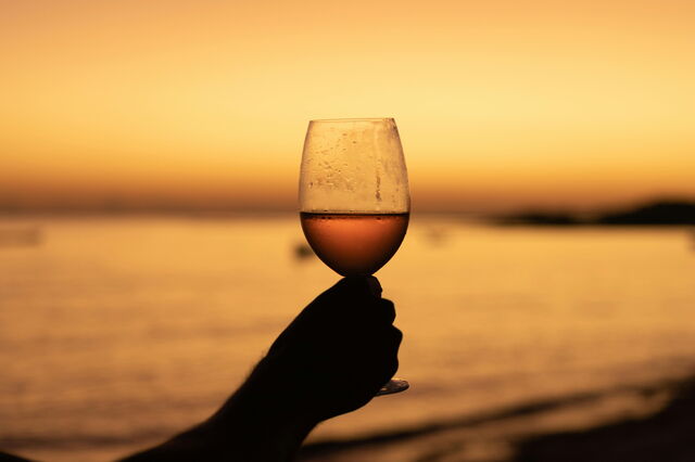 Oranger Wein