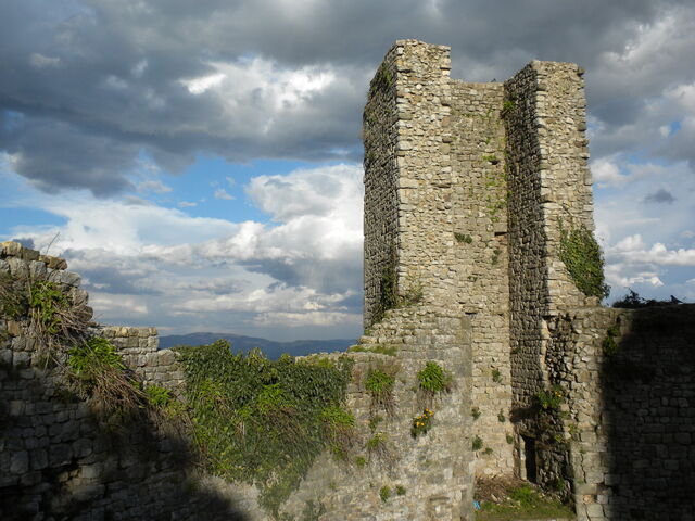 Burgruinen in Civitella