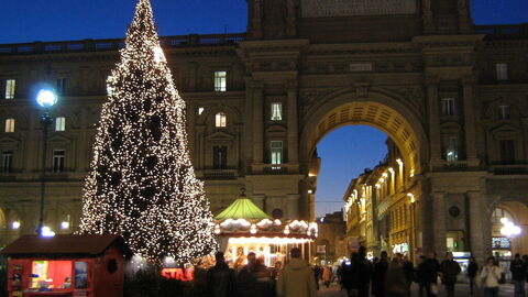 Weihnachtsbaum in Florenz