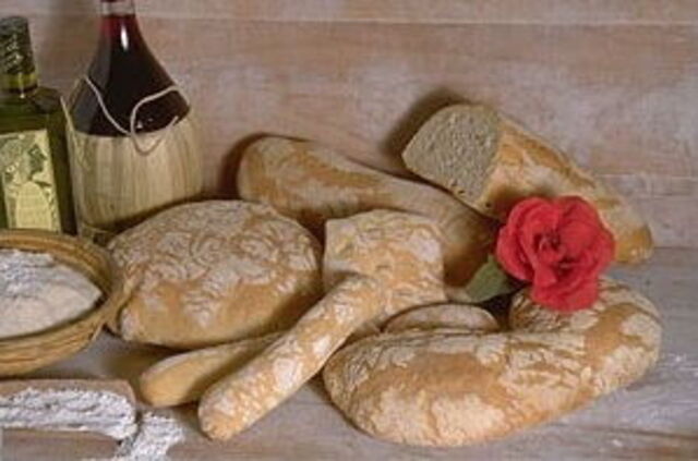 Typisch toskanisches Brot