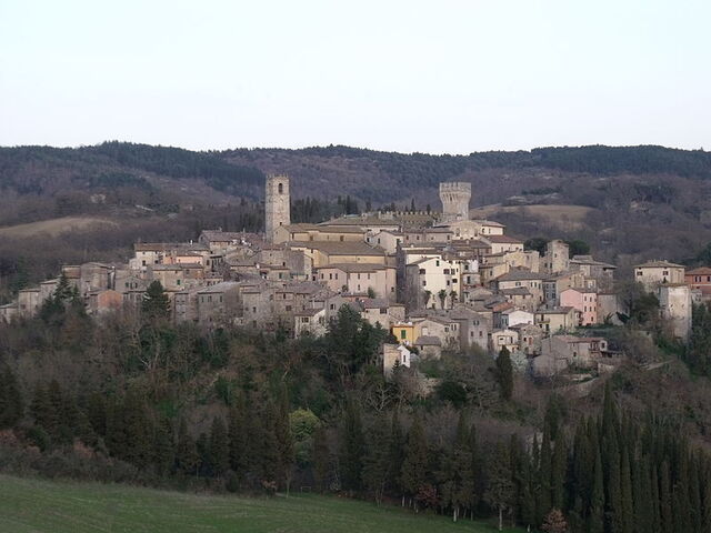 Ansicht von San Casciano dei Bagni