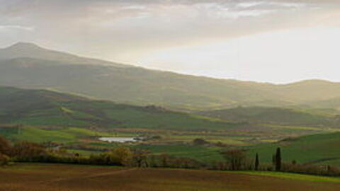 Aussicht auf das Val d'Orcia