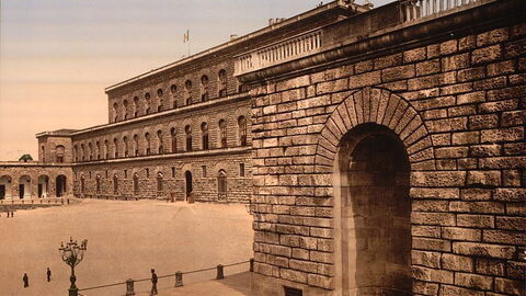 Altes Foto vom Pitti Palast