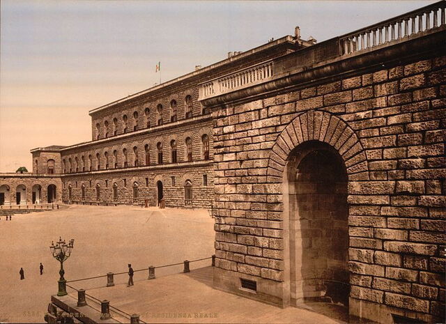Altes Foto vom Pitti Palast