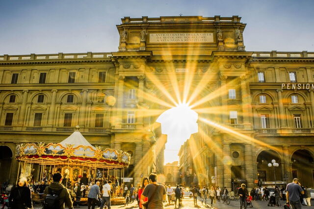 Piazza della Repubblica Karussell