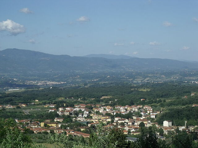 Die Stadt Cavriglia