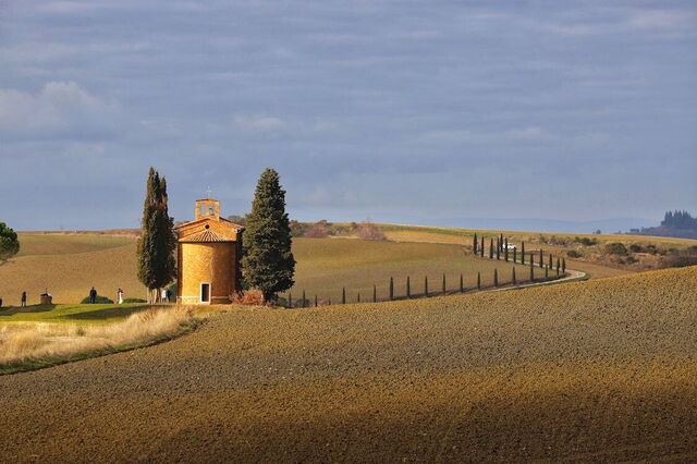 Die Kapelle der Madonna di Vitaleta