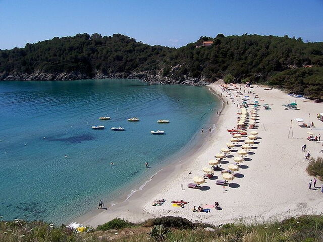 Ein Strand auf Elba
