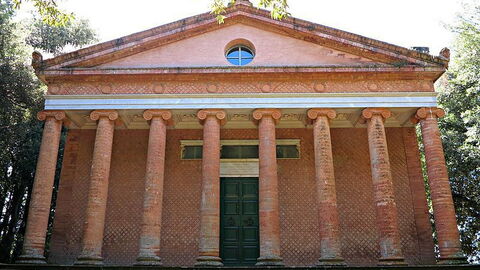 Fassade des Tempio di Minerva Medica, Montefoscoli