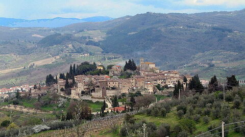 Die Stadt Montefioralle