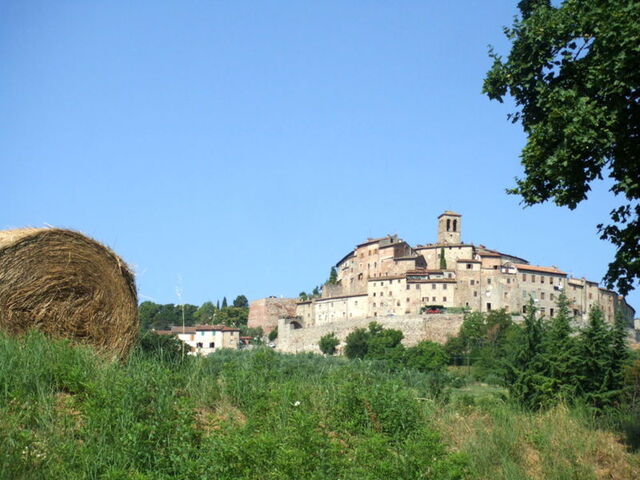 Sicht über Anghiari