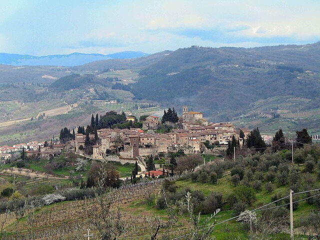 Die Stadt Montefioralle