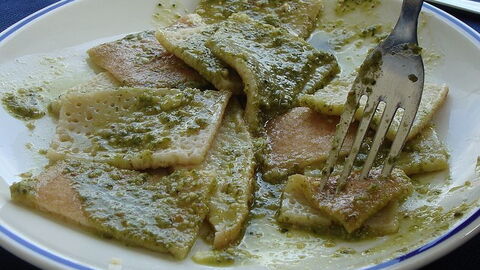 Panigacci mit Pesto