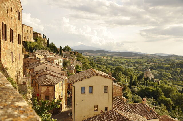 Ausblick von Montepulciano