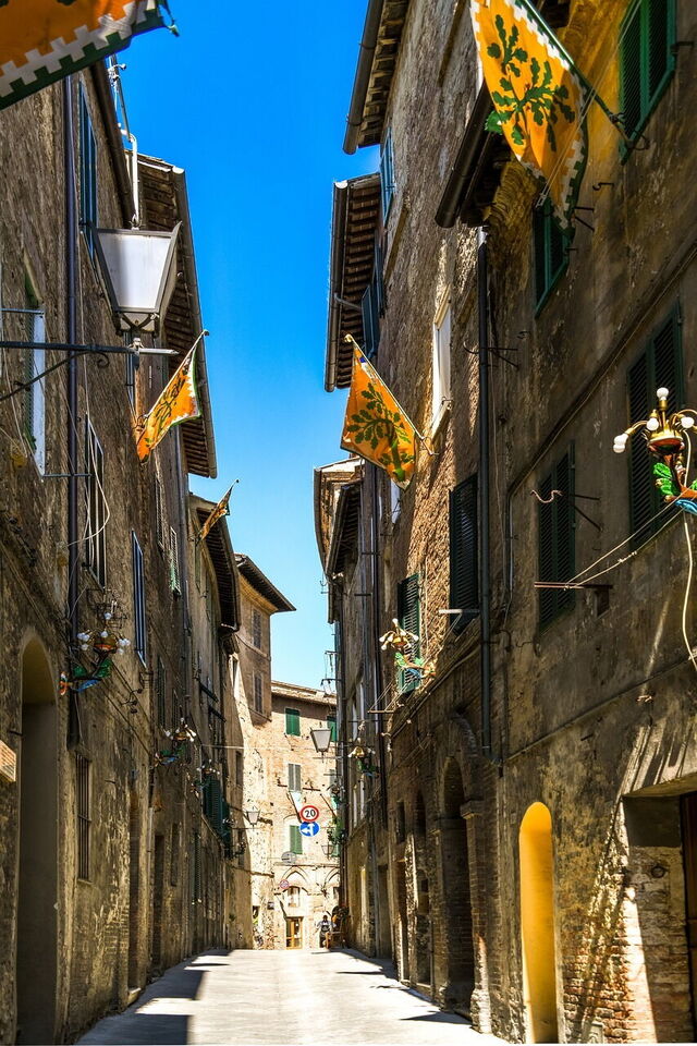 Straßen von Siena
