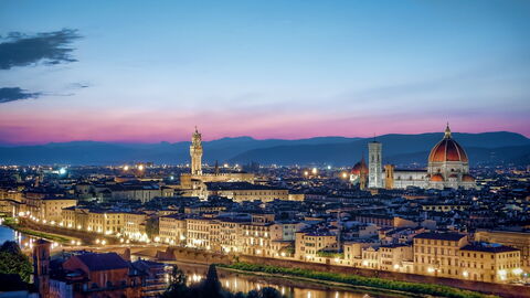 Aussicht auf Florenz