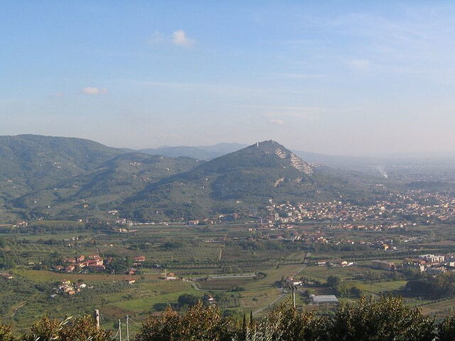 Blick auf die Monsummano Terme