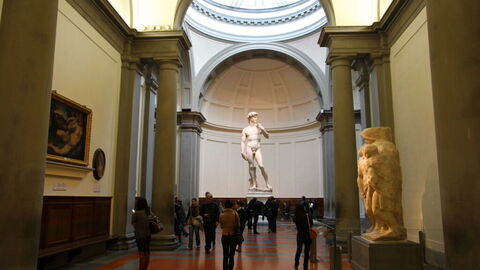 In der Galleria dell' Accademia