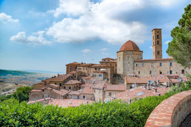 Das Stadtbild von Volterra