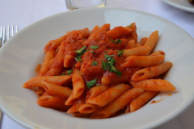 Ein leckeres Pasta Gericht