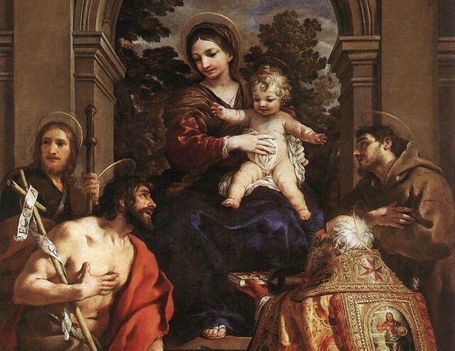 Madonna und Heilige