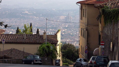 Fiesole Ausblick auf Florenz