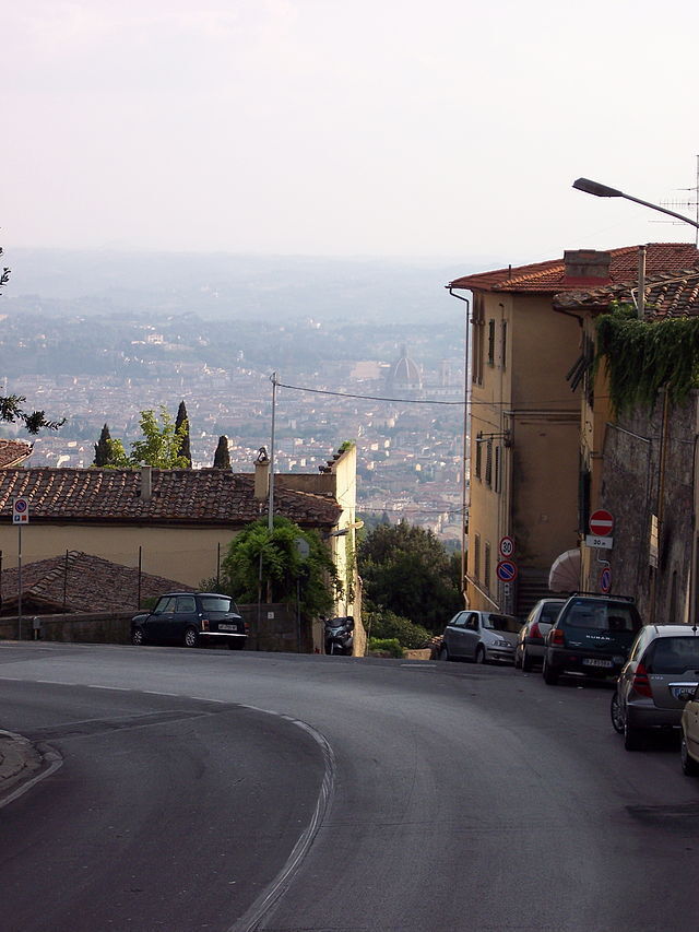 Fiesole Ausblick auf Florenz