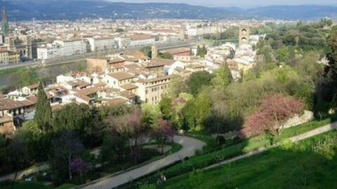 Ausblick vom Giardino Bardini