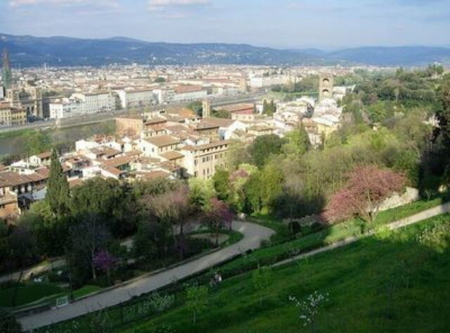 Ausblick vom Giardino Bardini