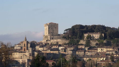 Die Skyline von Sarteano