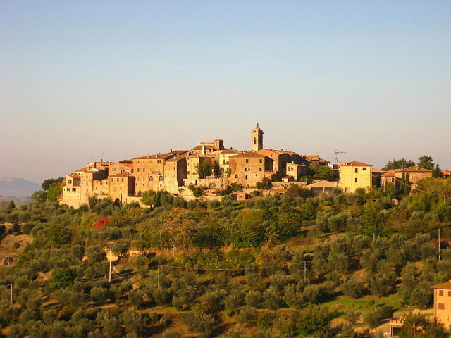 Landschaft um Castelmuzio