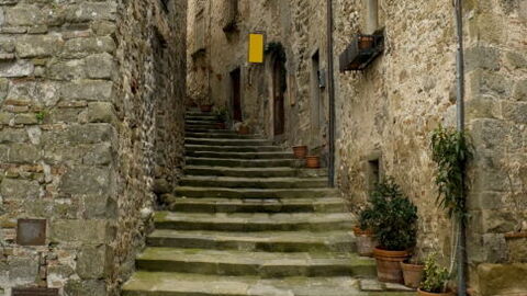 Straße im Zentrum von Anghiari