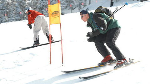 Ski fahren in der Toskana
