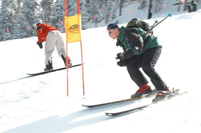 Ski fahren in der Toskana