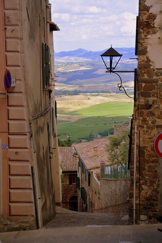 Ausblick in Montalcino