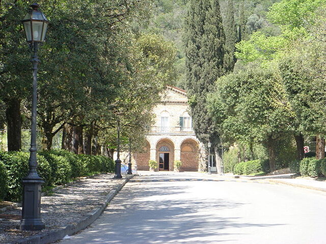 Monsummano Terme Eingang in die Grotte Giusti