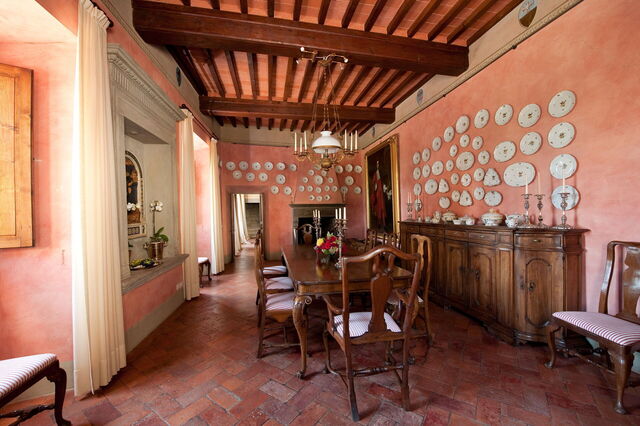 Castello Di Cabbiavoli, Esszimmer