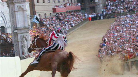 ein Augenblick des Palio, Siena