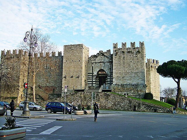 Burg in der Stadt Prato