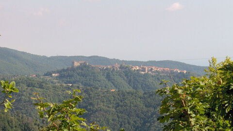 Blick auf Fosdinovo