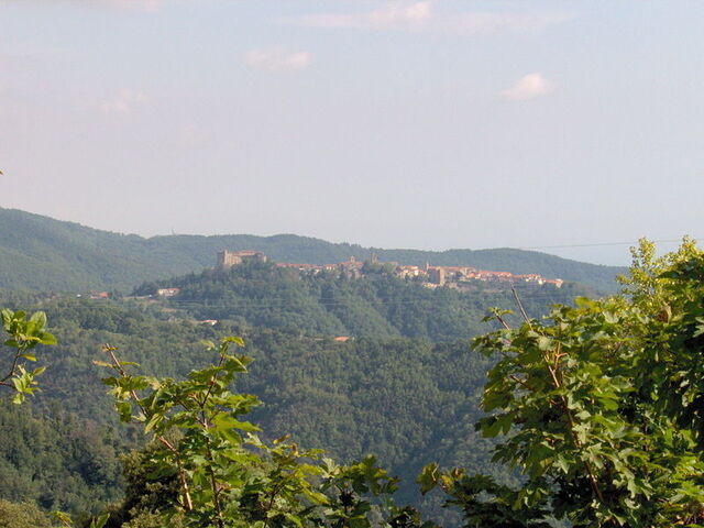 Blick auf Fosdinovo