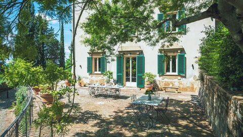 Villa Staggia, Terrasse